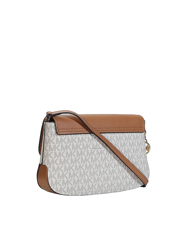 Michael Kors pour femme. 32R6G0XC1B Sac à bandoulière monogramme Vanilla (OSFA), Beige, Casuel, Polyuréthane 4